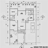 Desain Rumah Type 60 3 Kamar Tidur 2 Kamar Mandi